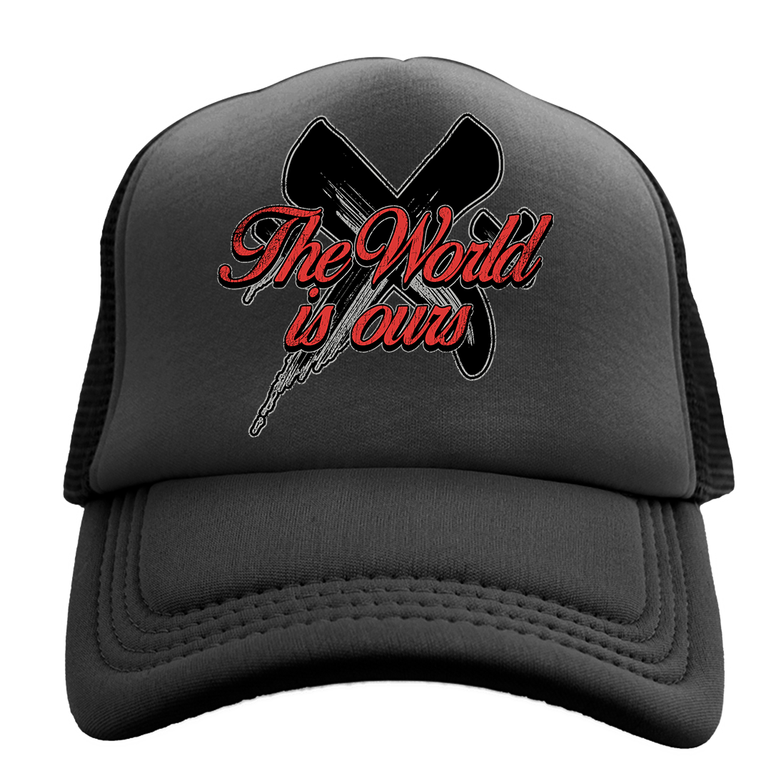 The World Is Ours Trucker Hat - Live Life Wrong