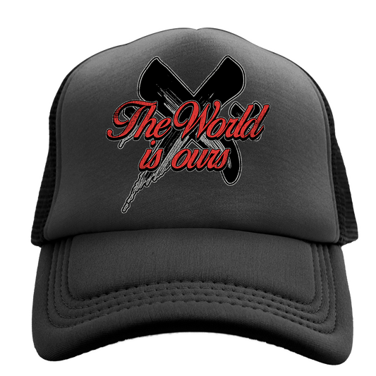 The World Is Ours Trucker Hat - Live Life Wrong