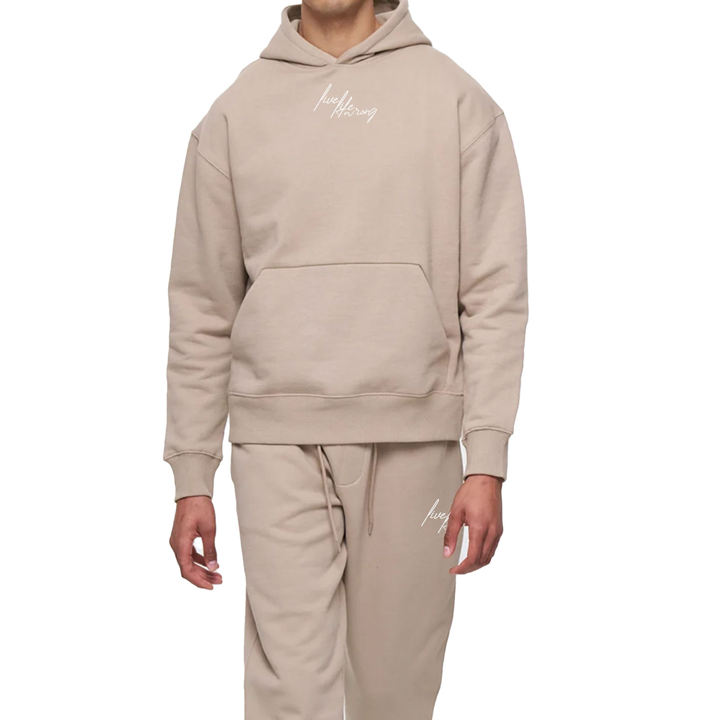 LLW Beige Sweatsuit