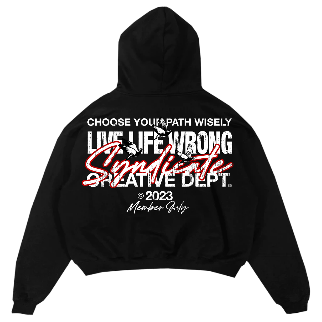 Choose Your Path Hoodie - Live Life Wrong