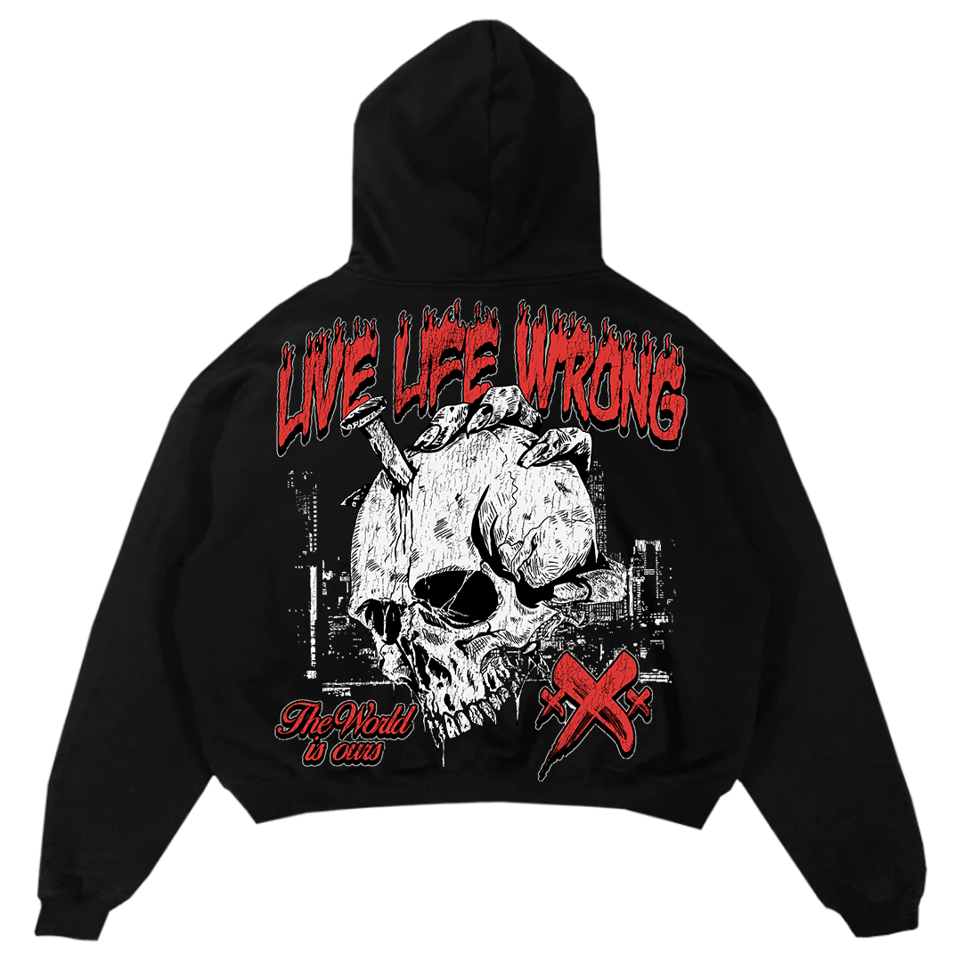 The World Is Ours Hoodie - Live Life Wrong